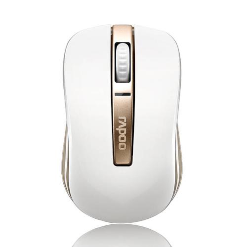 鼠标侧视图展示人体工学设计