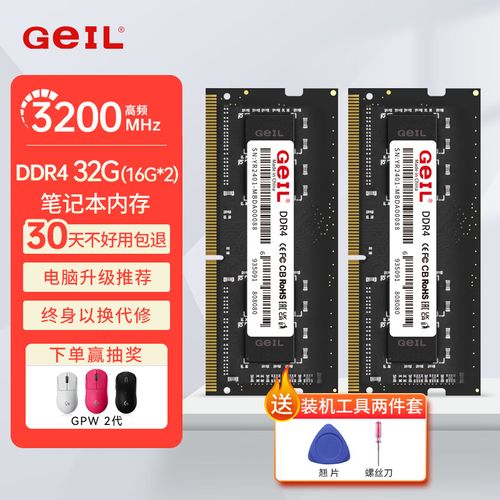 内存模块特写,展示电路板和芯片