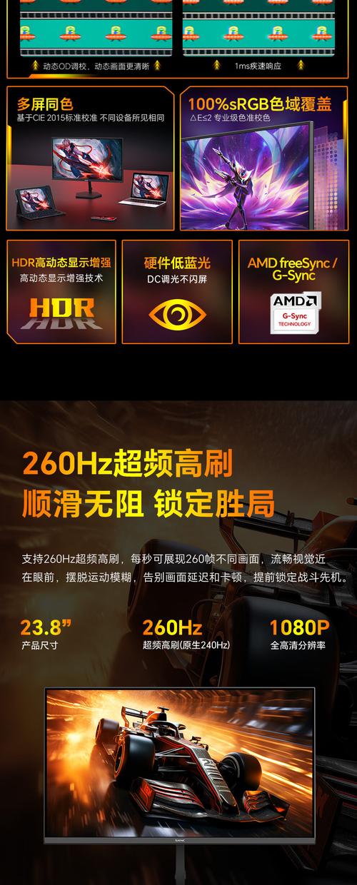 显示器面板细节