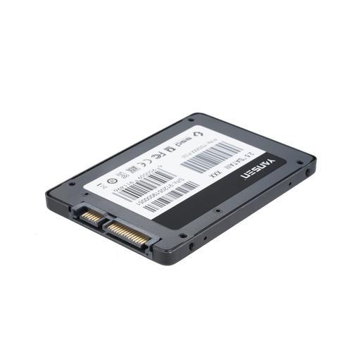 Various SSD drives on a table