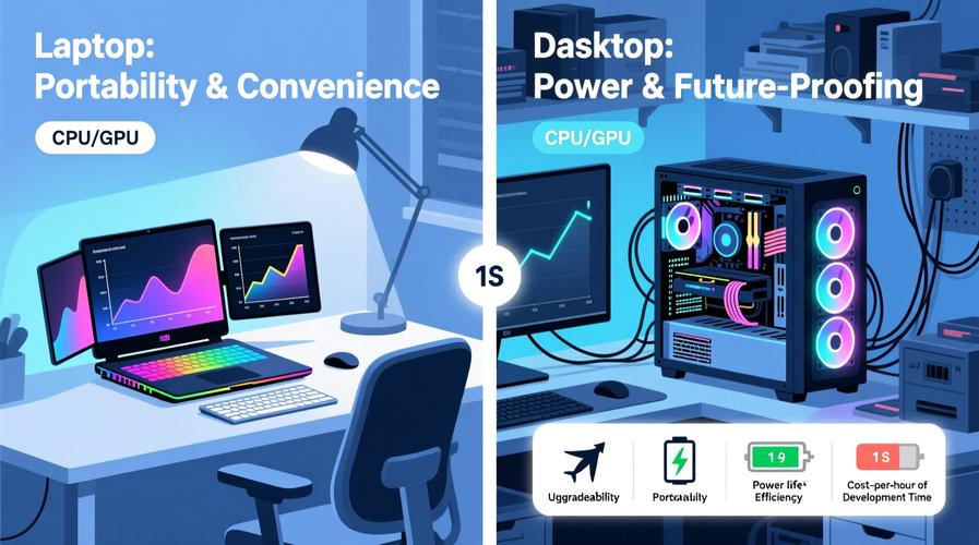 硬件组件排列展示，表示选购比较