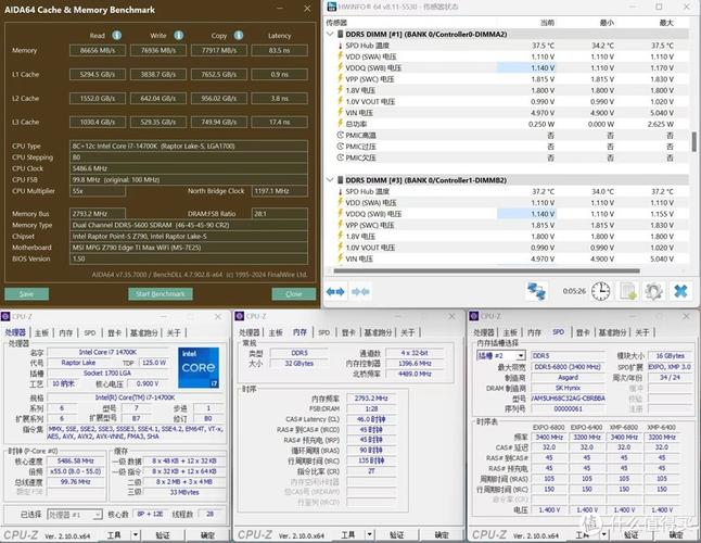 内存性能测试软件界面
