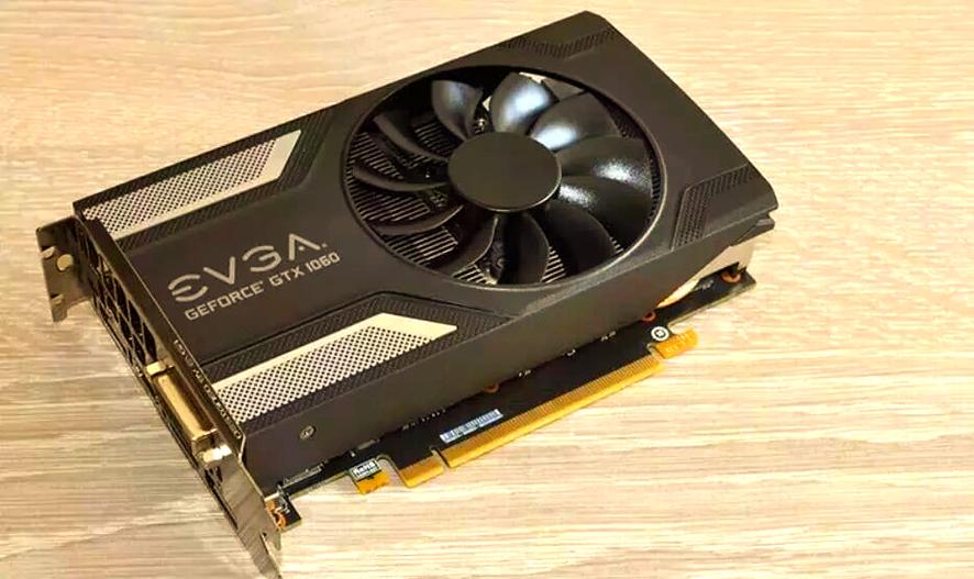 显卡内部电路板与芯片特写