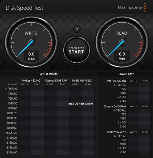 硬盘速度测试界面