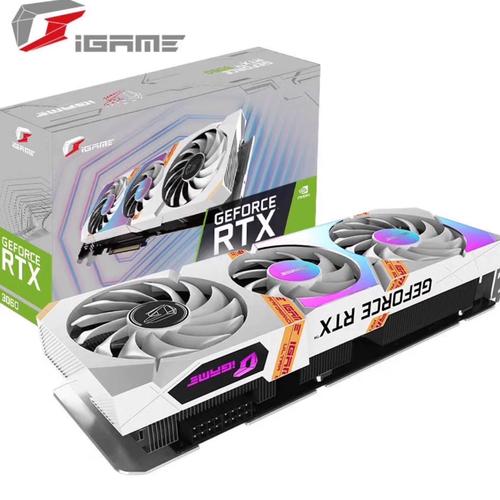 七彩虹iGame RTX 3060 Ti Ultra W OC外观展示