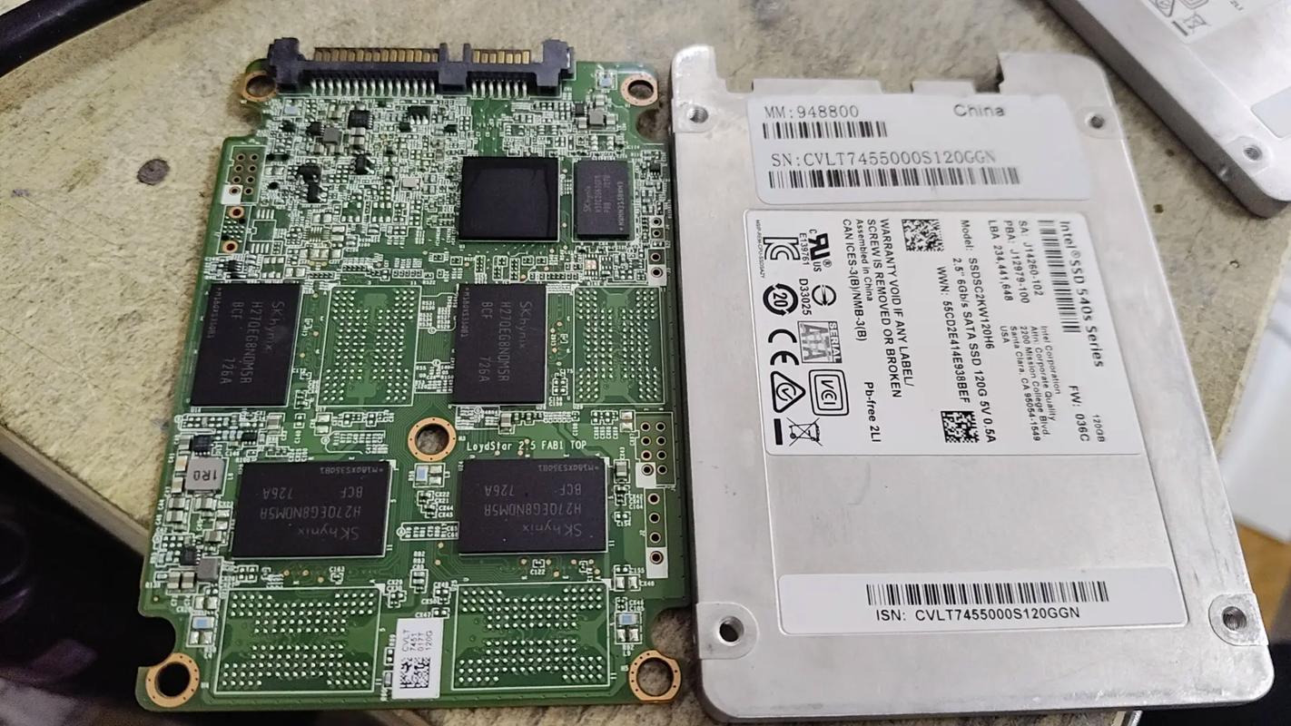 电脑硬件内部组件特写