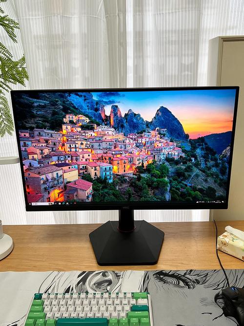 黑色电竞显示器外观