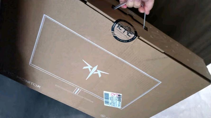 显示器面板与接口特写