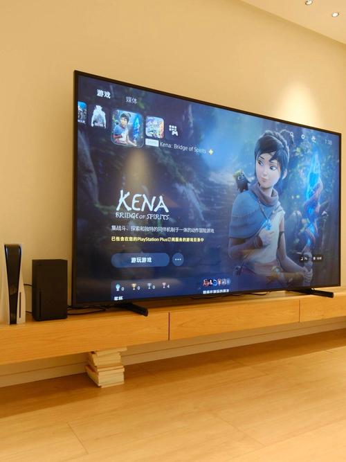 Gaming setup with keyboard and monitor