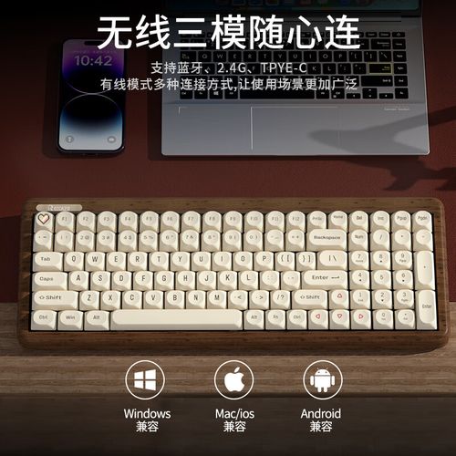 键盘在桌面设置中的展示