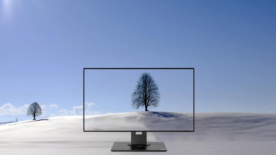 设计师在色彩准确的显示器前工作