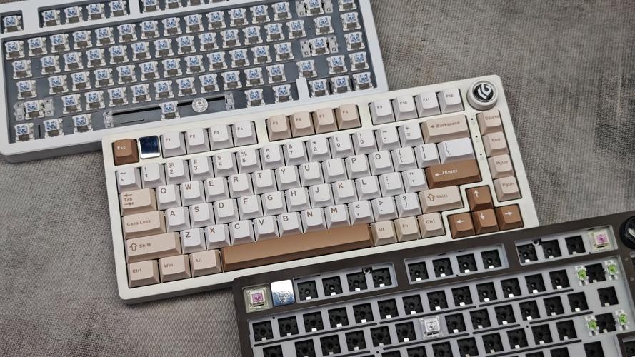 机械键盘规格对比示意图