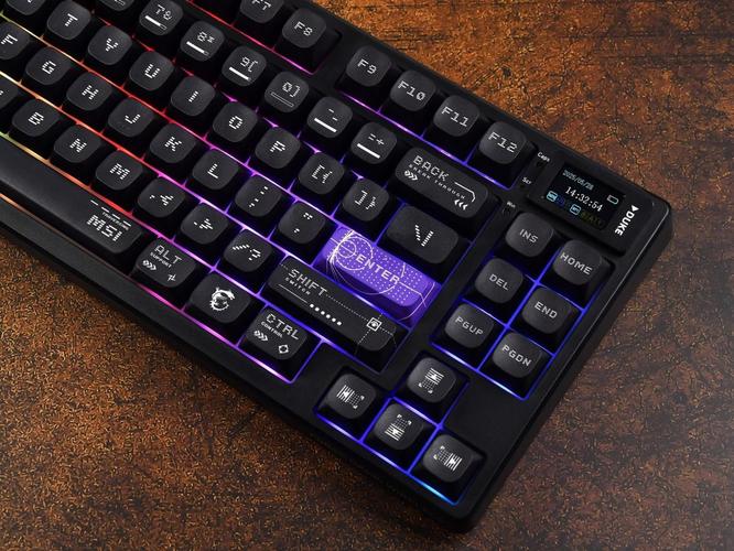 机械键盘规格对比示意图