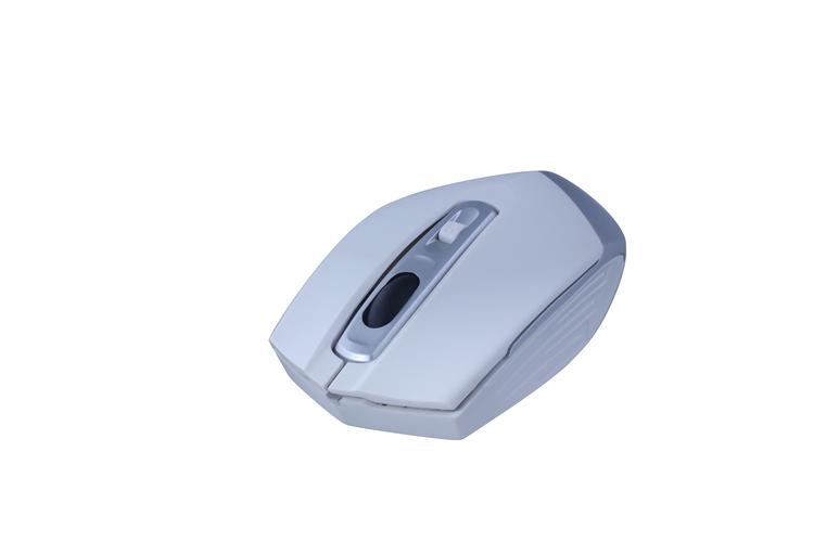 Computer mouse on desk with specifications sheet