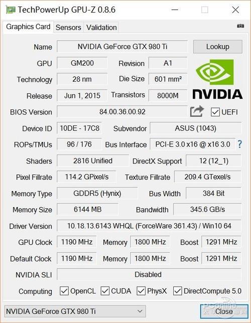 华硕ROG骇客GTX 980Ti vs 七彩虹GT1030 深度对比