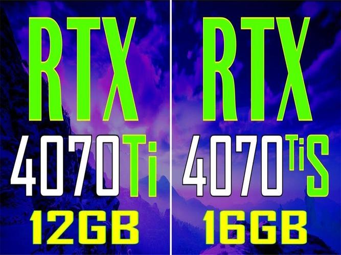 显卡规格对比示意图