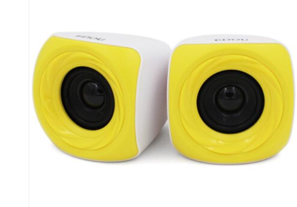 亿豆 Ed-m508 白绿 2.0音箱评测：超低价入门级桌面音响 20W以下便携选择