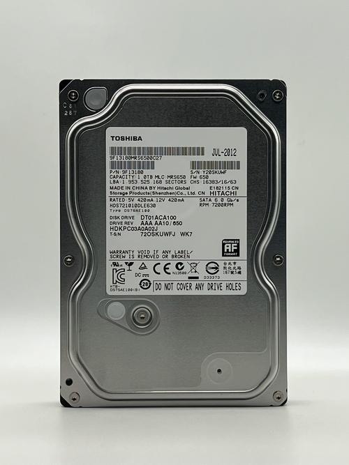 东芝DT01ACA100 1TB 7200转32MB硬盘深度评测：经典老将的可靠存储之选