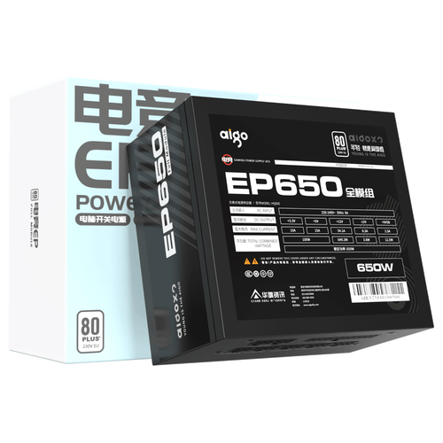 爱国者EP650 650W电源评测:白牌80PLUS 稳定高效 入门级性价比之选
