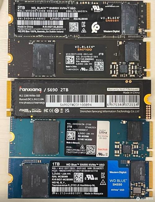 金胜维MSH-256 vs 奥睿科X7000 vs 西部数据Blue SA510 固态硬盘深度对比