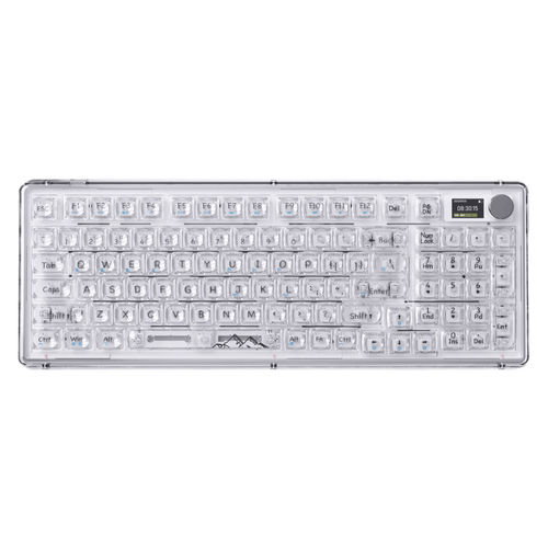 前行者V99机械键盘深度评测：三模连接、雪豹轴与1600万色RGB的完美融合