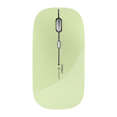 APOINT T3 草绿色无线鼠标评测:1200DPI光电引擎,简约设计,高性价比办公利器