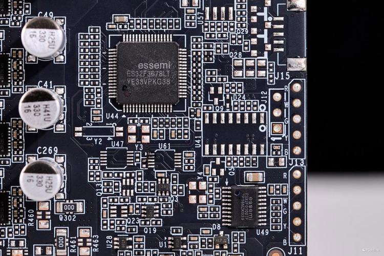 Person using a computer for video editing