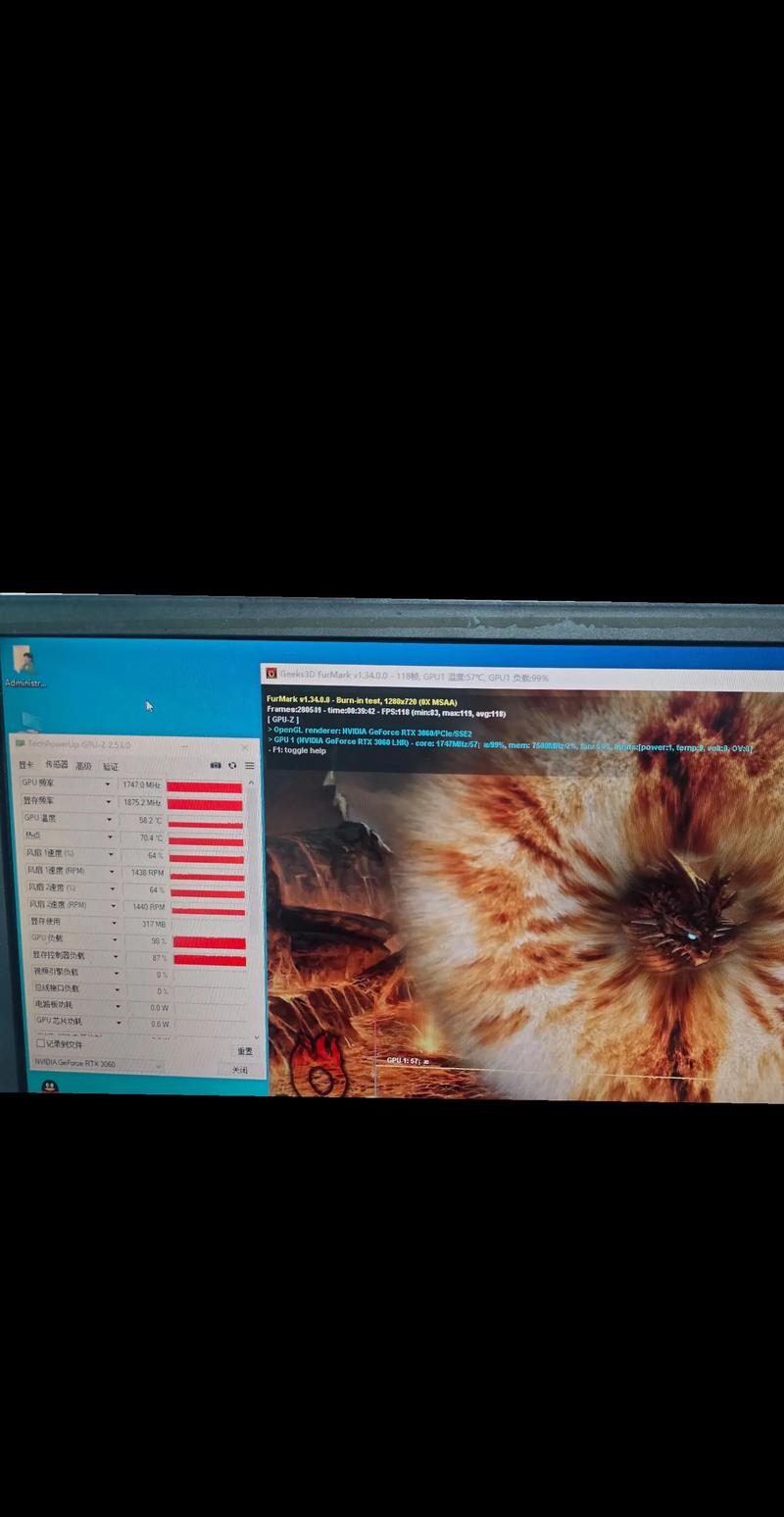 Two different computer setups representing gaming and basic usage scenarios