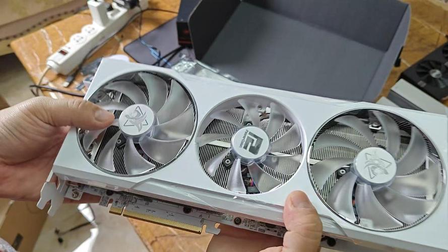 Gaming setup with monitor displaying high-resolution graphics