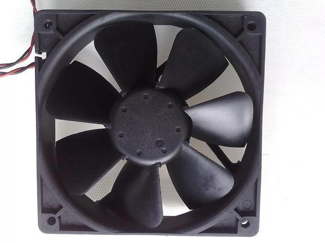 PSU cooling fan and heat management close-up