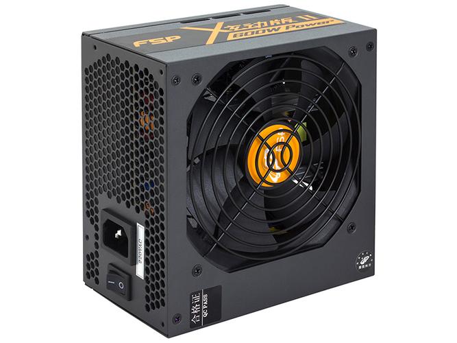 Black computer PSU hardware close-up
