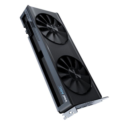 Close-up of computer hardware components and cooling