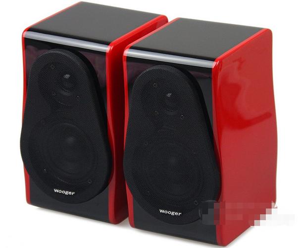 桌面木质音箱侧面细节