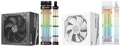 Flexible computer power supply cables with connectors