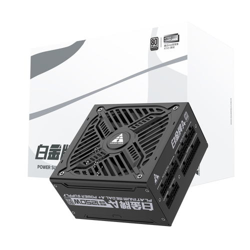 PC电源安装在机箱内的外观展示