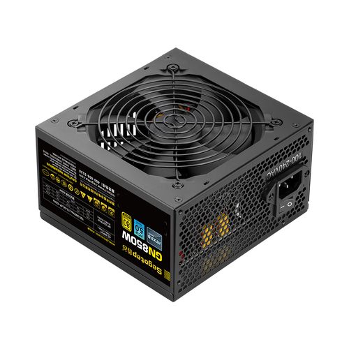 Power supply unit with blue cable and components