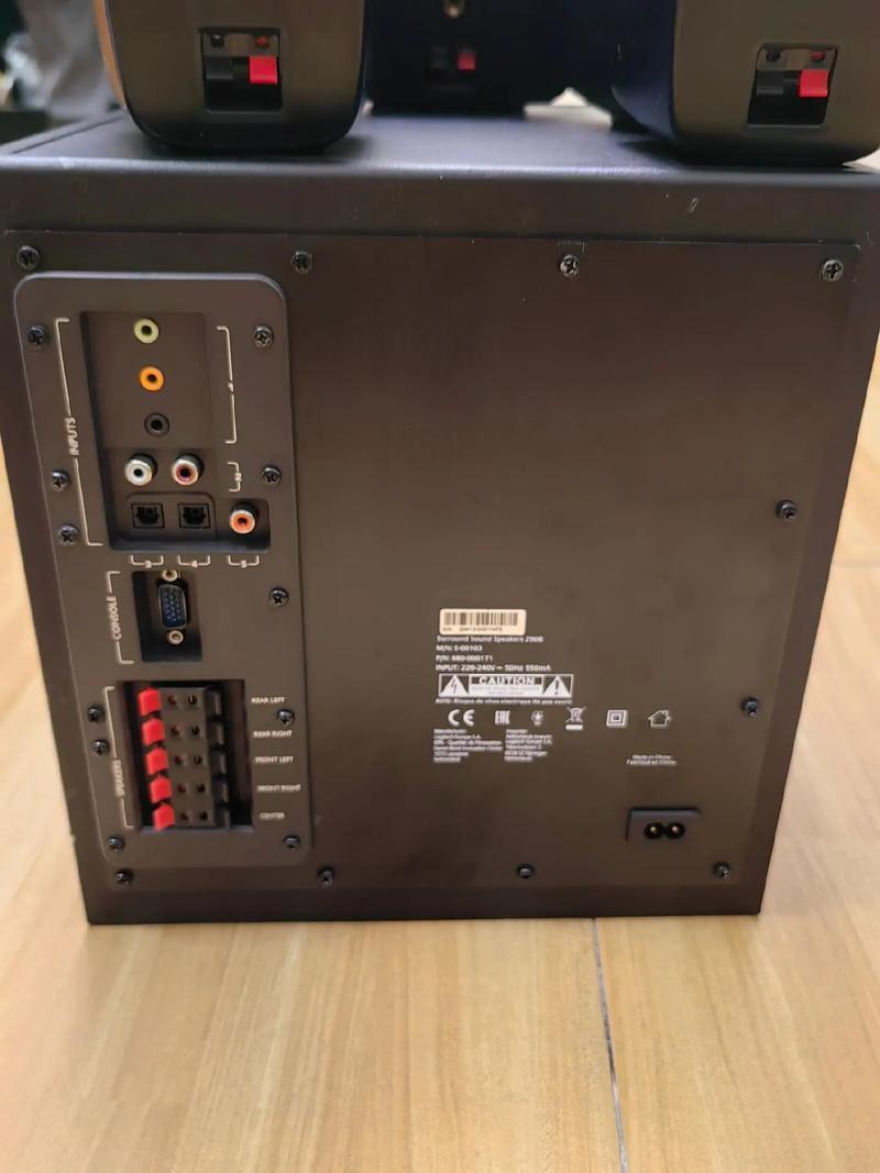 罗技Z906核心规格与接口展示