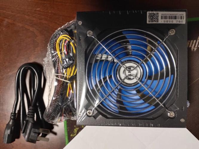 Computer case interior with power cables