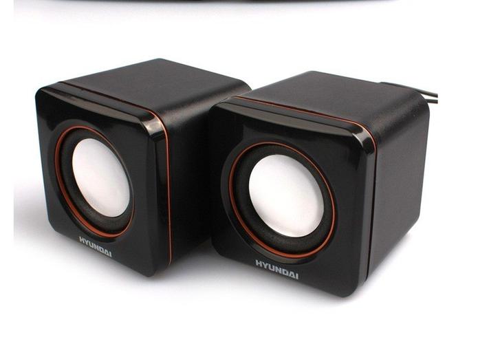 现代HY-206笔记本音箱评测：19元入门级2.0声道有源音箱 便携小巧之选