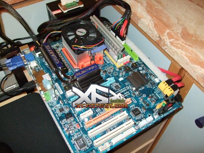 Motherboard CPU socket close-up