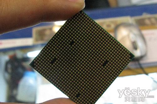 CPU installed on AM3 motherboard