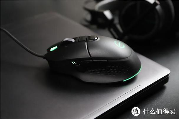 Gamer using RGB gaming mouse in action