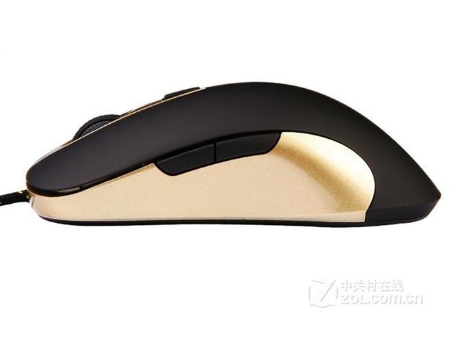 RGB游戏鼠标灯光与散热特写