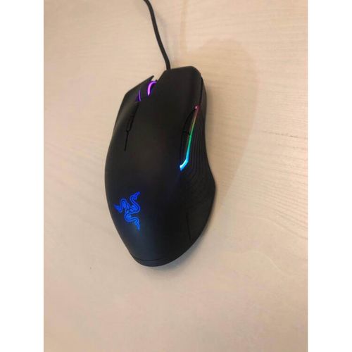Gaming mouse technical specifications closeup