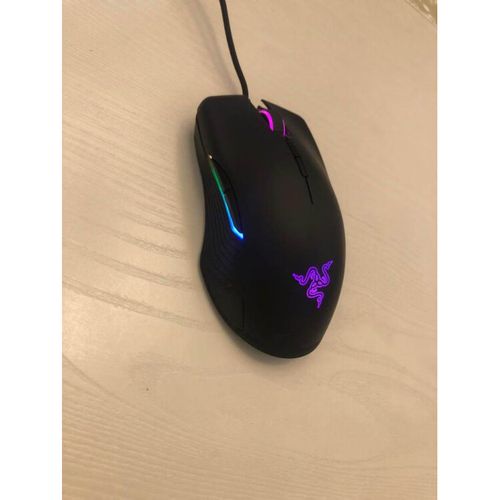 Competitive gaming setup with mouse