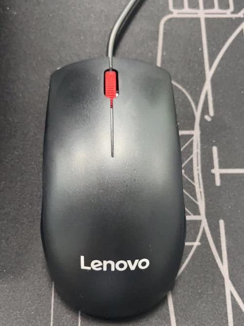 Wired USB mouse technical view