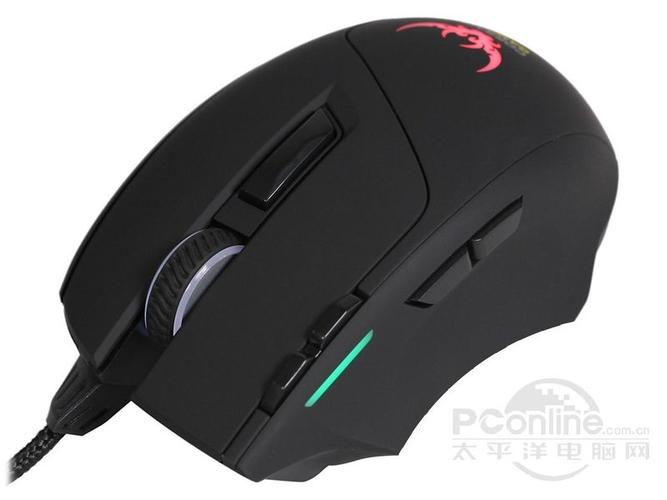 黑色游戏鼠标规格展示