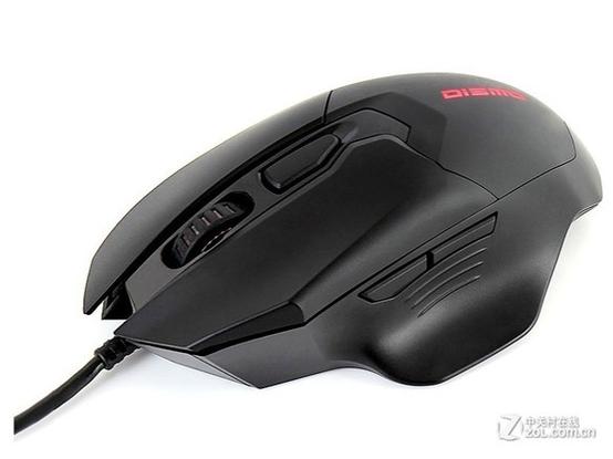 迪士摩V5有线游戏鼠标（6键版）深度评测：入门竞技利器 5000DPI精准掌控