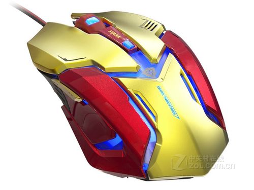 Wired gaming mouse cable view