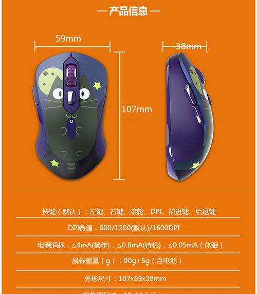 Wireless mouse with receiver and packaging